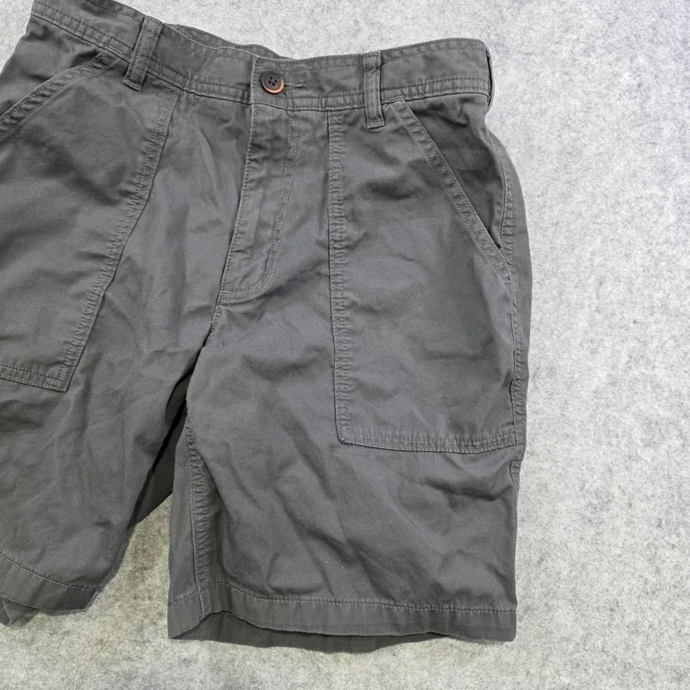 Patagonia Organic Cotton Twill Utility Shorts Mens 28 Gray Cargo Casual Pockets